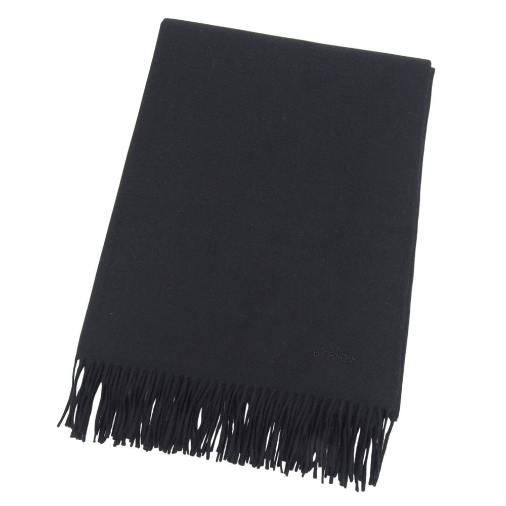 HERMES Black Scarf